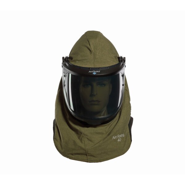 ArcGuard RevoLite Lift-Front Arc Flash Hood in Green